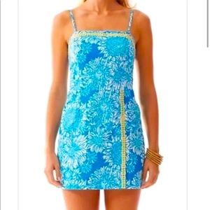 Lilly Pulitzer Jesse Skort Romper in Ariel Blue